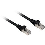 Sharkoon Cat.6a netwerkkabel Zwart, 10 meter, SFTP, RJ-45, Halogeenvrij