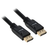 Sharkoon Displayport 1.3 kabel, 3 m Zwart, 4K