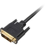 Sharkoon HDMI naar DVI-D adapterkabel Zwart, 1 meter, Single-Link
