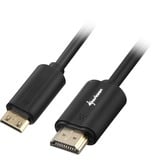 Sharkoon HDMI naar Mini HDMI adapterkabel Zwart, 1 meter, 4K