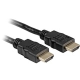 Sharkoon High Speed HDMI kabel met Ethernet Zwart, 5 meter, 4K, Verguld