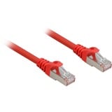 Sharkoon Netwerkabel SFTP, RJ-45 met Cat.6a Rood, 5 meter, Halogeenvrij