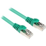 Sharkoon Patchkabel SFTP, RJ-45 met Cat.6 Groen, 0,5 meter