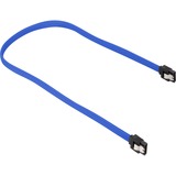 Sharkoon Sata III sleeve kabel Blauw, 0,6 meter