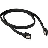 Sharkoon Sata III sleeve kabel Zwart, 1 meter