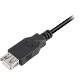 Sharkoon USB 2.0 verlengkabel Zwart, 3 meter, Dubbele afscherming