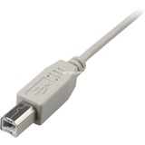 Sharkoon USB-A 2.0 > USB-B kabel Grijs, 0,5 meter