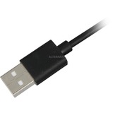 Sharkoon USB-A 2.0 - USB-C kabel Zwart, 1,5 meter