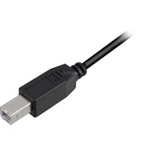 Sharkoon USB-A 2.0 naar USB-B kabel Zwart, 1 meter