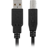 Sharkoon USB-A 2.0 naar USB-B kabel Zwart, 1 meter