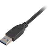 Sharkoon USB-A 3.2 Gen 1 naar USB-B kabel Zwart, 2 meter