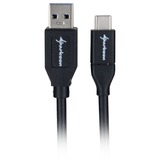 Sharkoon USB-A 3.2 > USB-C kabel Zwart, 1 meter