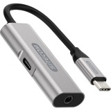 Sitecom USB-C naar 3.5mm Audio Adapter met USB-C Zilver