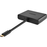 Sitecom USB-C naar USB + VGA + USB-C 3-in-1 adapter Zwart
