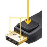 goobay Aansluitkabel DisplayPort 1.2 stekker > DisplayPort 1.2 stekker Zwart, 2 meter