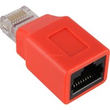 goobay Adapter RJ45 Cat.5 Crossover Rood, Bulk