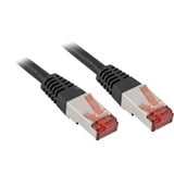 goobay Cat.6 netwerkkabel Zwart, 3 meter, S/STP, RJ-45