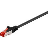 goobay Cat.6 netwerkkabel Zwart, 50 meter, S/FTP, RJ-45