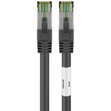 goobay Cat.8.1 netwerkkabel Zwart, 5 meter, S/FTP (PiMF), RJ-45