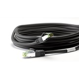 goobay Cat.8.1 netwerkkabel Zwart, 5 meter, S/FTP (PiMF), RJ-45