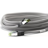 goobay Cat.8.1 netwerkkabel Grijs, 2 meter, S/FTP (PiMF), RJ-45
