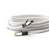 goobay Cat.8.1 netwerkkabel Wit, 0,25 meter, S/FTP (PiMF), RJ-45