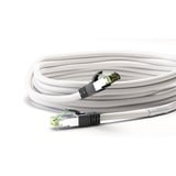 goobay Cat.8.1 netwerkkabel Wit, 2 meter, S/FTP (PiMF), RJ-45