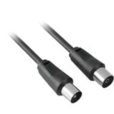 goobay Coax kabel Zwart, 10 meter
