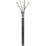 goobay Netwerkabel Cat.6 S/FTP, Outdoor Zwart, 100 meter