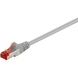 goobay Netwerkabel RJ-45 S/FTP (PiMF) met Cat.6 Grijs, 10 meter, Dubbel afgeschermd