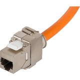 goobay Netwerkabel RJ-45 S/FTP met Cat.7a Oranje, 90 meter, verlengkabel