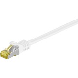 goobay Patchkabel RJ-45 S/FTP met Cat.7 Wit, 10 meter