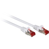 goobay Patchkabel RJ-45 S/STP met Cat.6 Wit, 20 meter