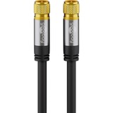 goobay SAT-Antennekabel (135 dB) Zwart, 3 m