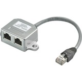 goobay T-Adapter 2 x ISDN Grijs