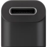goobay USB-C (male) naar USB-C (female) 90° adapter Zwart