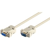 goobay Verlengkabel seriële 9-pins stekker/plug Grijs, 5 m