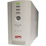 APC Back-UPS 350VA noodstroomvoeding Beige, 4x C13 uitgang, USB, BK350EI, Retail