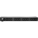 APC Basic Rack PDU 1U AP9565 stekkerdoos Zwart