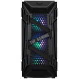 ASUS TUF Gaming GT301 midi tower behuizing Zwart | 2x USB-A | RGB | Tempered Glass