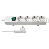 Brennenstuhl Comfort Line Plus stekkerdoos 4-voudig stekkerdoos Wit, 2 meter