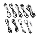 Cablemod PRO ModMesh C-Series AXi, HXi & RM Cable Kit (Yellow Label) kabelmanagement Zwart/wit, 13-delig