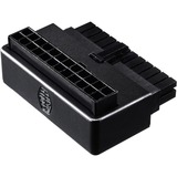 Cooler Master ATX 24Pin 90 graden Adapter met Capacitors Zwart