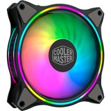 Cooler Master MasterFan MF120 HALO case fan Zwart/transparant, 4-pins PWM aansluiting