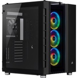 Corsair Crystal 680X RGB tower-behuizing Zwart, 2x USB-A 3.2 (5 Gbit/s), USB-C 3.2 (10 Gbit/s), Audio, Window-kit