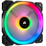 Corsair LL120 RGB LED PWM fan - Single Pack case fan Zwart, 1 stuk, 4-pins PWM fan-connector