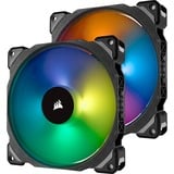 Corsair ML140 Pro RGB LED Premium Magnetic Levitation Fan case fan 2 stuks, 4-Pins PWM Fan aansluiting