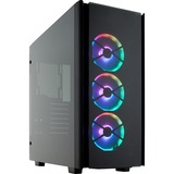 Corsair Obsidian 500D RGB SE tower-behuizing Zwart, 2x USB-A 3.2 (10 Gbit/s), USB-C 3.2 (10 Gbit/s), 2x Audio, Window-kit