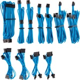 Corsair Premium Individually Sleeved PSU Pro Kit Type 4 Gen 4 kabel Blauw, 20-delig