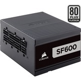 Corsair SF600 Platinum, 600W voeding Zwart, 2x PCIe, Full Kabel-Management